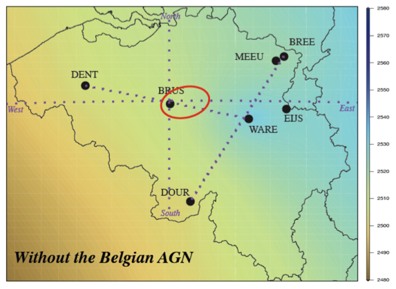 European Zenith Path Delay Field computed from GNSS observations